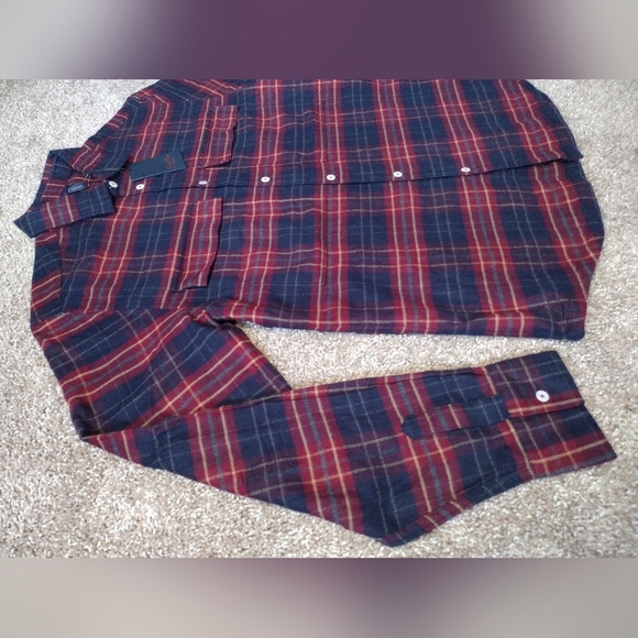 Good Man Brand Long sleeve Button down Flannel NWT - Picture 3 of 10